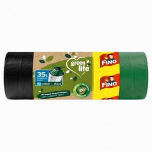 FINO Green Life oprolbare vuilniszakken - 35 l (15 stuks)