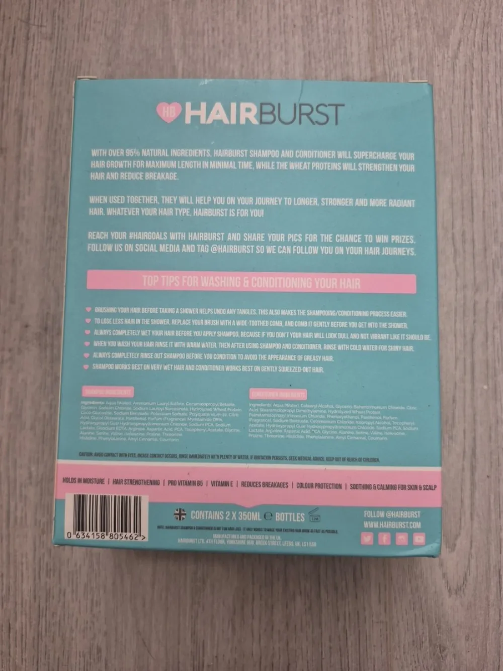 Shampoo- en conditionerset voor lang haar