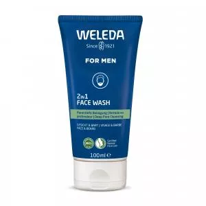 Weleda For Men 2in1 Reinigingsgel voor gezicht en baard
