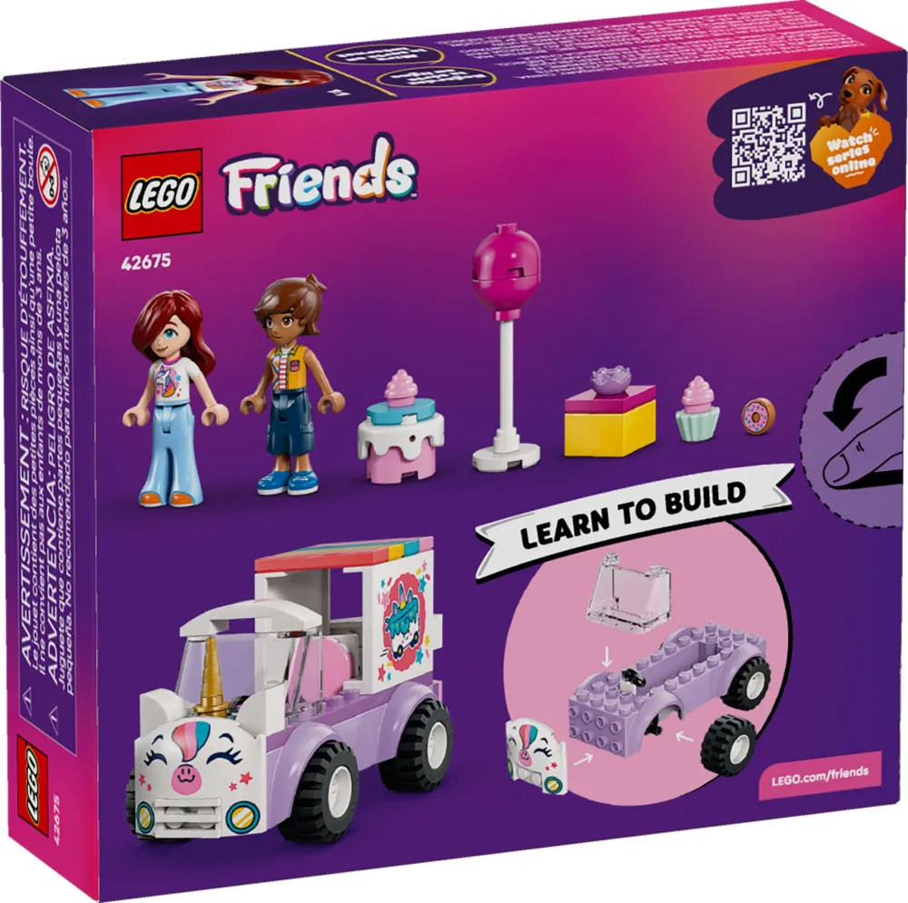 Friends 42675 Eenhoornbezorgauto met taart