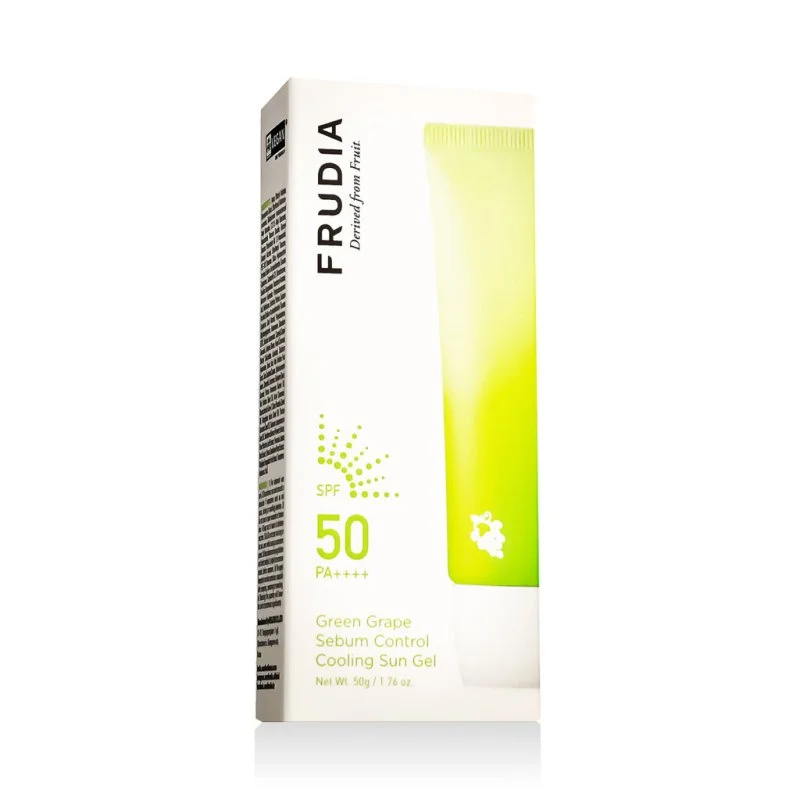 Groene Druif Talgregulerende Verkoelende Zonnegel SPF 50 PA++++ 50 g