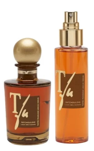 Gift Box Patchoulove Geurstokjes Ml.100 Huisparfum+Spray Ml.100 Textielparfum