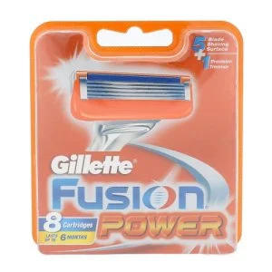 Gillette Fusion Power navulmesjes 8 stuks voor mannen