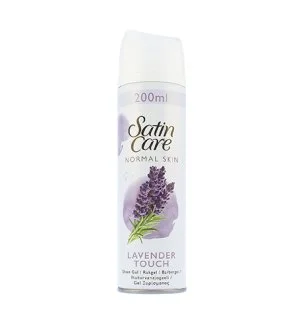 Gillette Satin Care Lavender Touch scheergel voor de normale huid