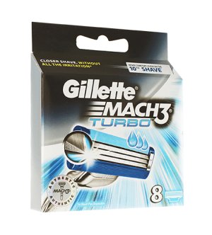 Mach3 Turbo navulmesjes 8 stuks voor mannen