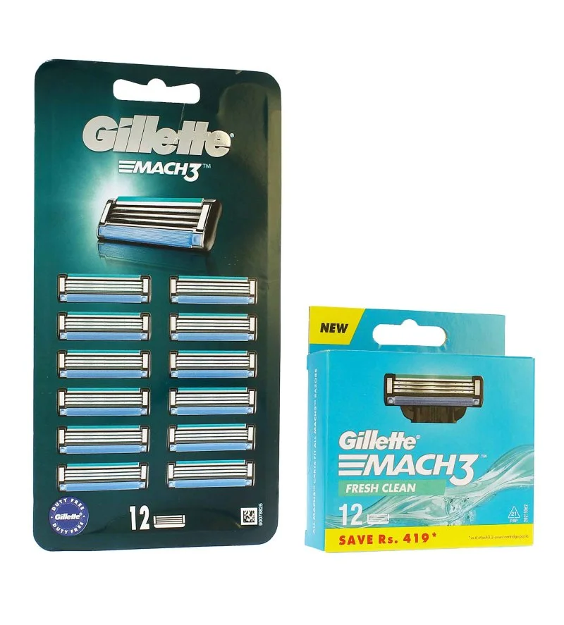 Mach3 Navulmesjes 12 stuks