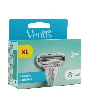 Gillette Venus Smooth Sensitive navulmesjes 8 stuks