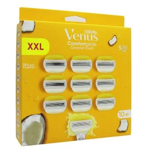 Gillette Venus Comfortglide Coconut & Olay navulmesjes 10 stuks