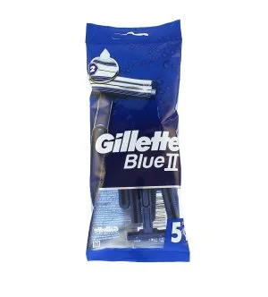 Gillette Blue II wegwerpscheermesjes 5 stuks voor heren