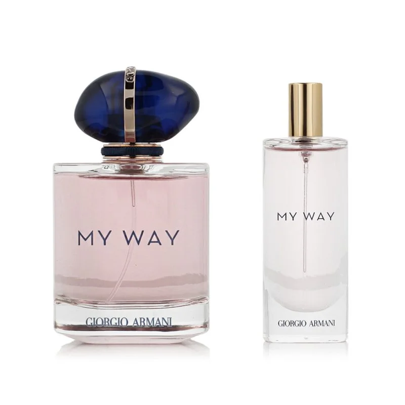 Giorgio Armani My Way 15 ml + navulbare eau de parfum (EDP) voor dames 90 ml