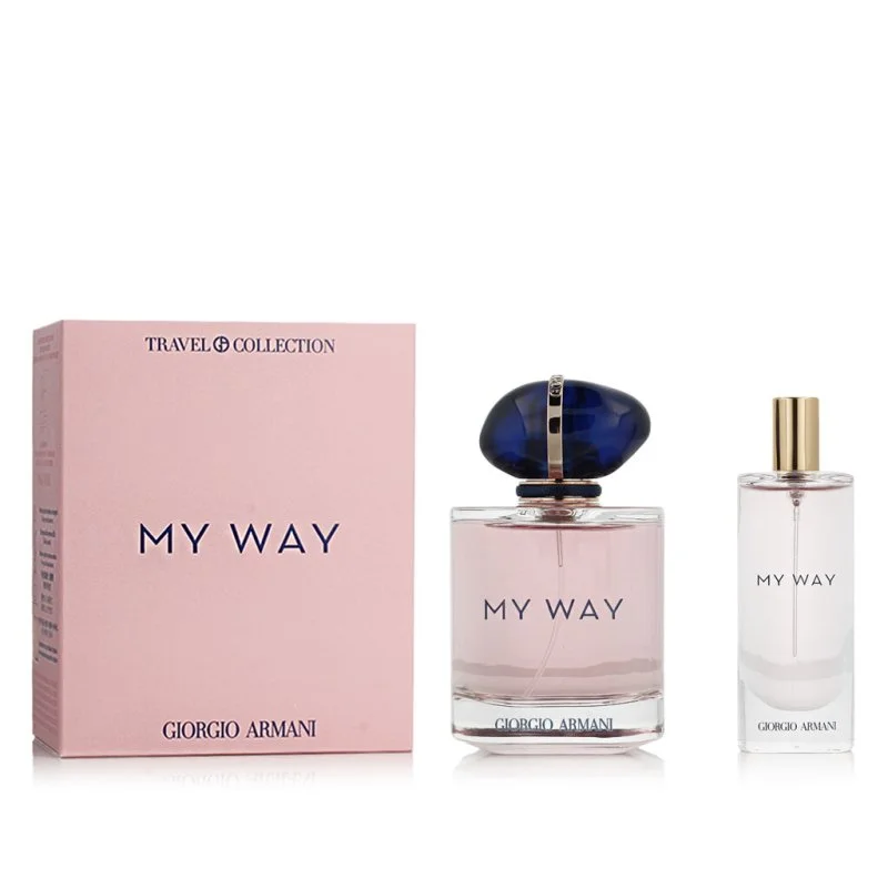 Giorgio Armani My Way 15 ml + navulbare eau de parfum (EDP) voor dames 90 ml