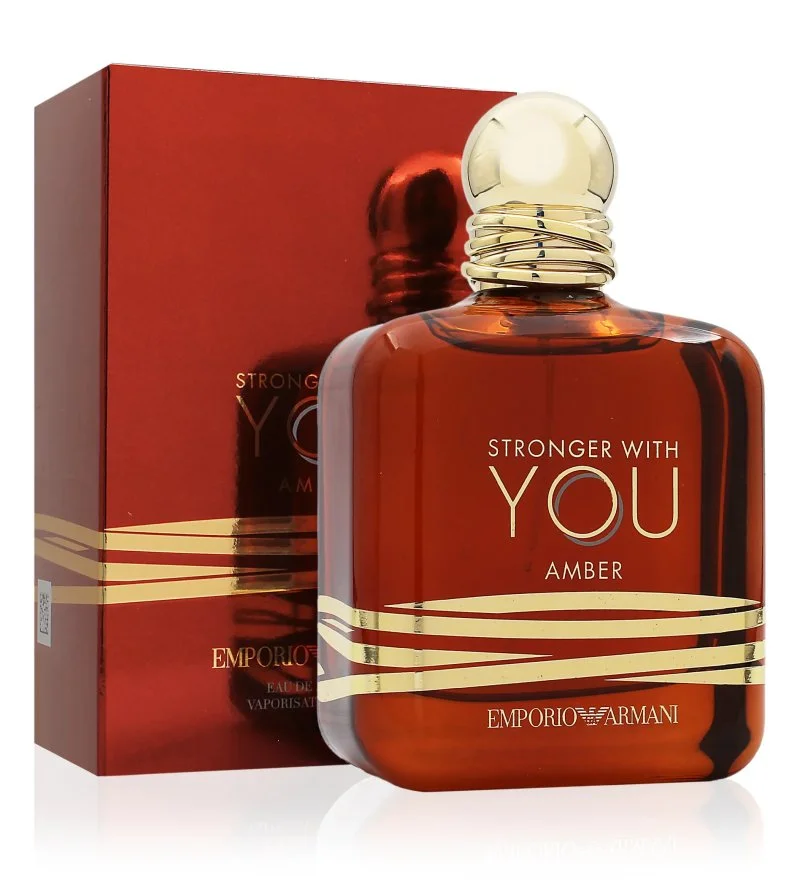 Emporio Armani Stronger With You Amber eau de parfum voor heren 100 ml