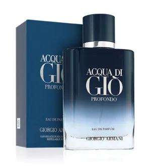 Giorgio Armani Acqua di Gio Profondo eau de parfum voor mannen 100 ml navulbare flacon