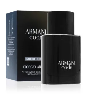Giorgio Armani Code eau de toilette voor mannen 75 ml navulbare flacon