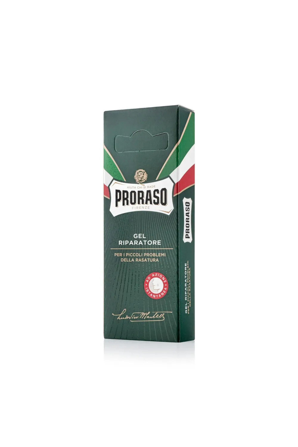 Green gel om het bloeden na het scheren te stoppen 10 ml