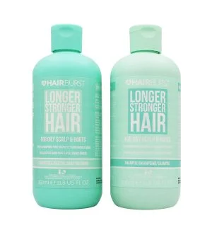 Hairburst Longer Stronger Hair Oily Scalp & Roots set voor vet haar shampoo 350 ml + conditioner
