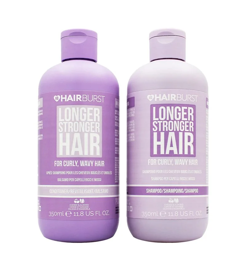 Longer Stronger Hair Curly set voor krullend haar shampoo 350 ml + conditioner