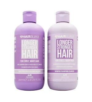 Hairburst Longer Stronger Hair Curly set voor krullend haar shampoo 350 ml + conditioner