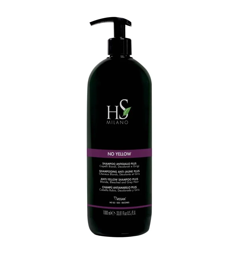 Anti-Yellow Shampoo Plus shampoo voor het neutraliseren van gele tinten 1000 ml