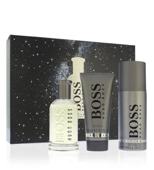 Hugo Boss Boss Bottled geschenkset eau de toilette 100 ml + douchegel 100 ml + deodorant voor heren