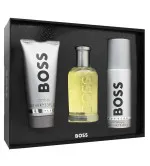 Boss Bottled cadeauverpakking voor mannen eau de toilette 100 ml + douchegel 100 ml + deospray 150 ml 100 ml + sprchový gel 100 ml + deosprej 150 ml
