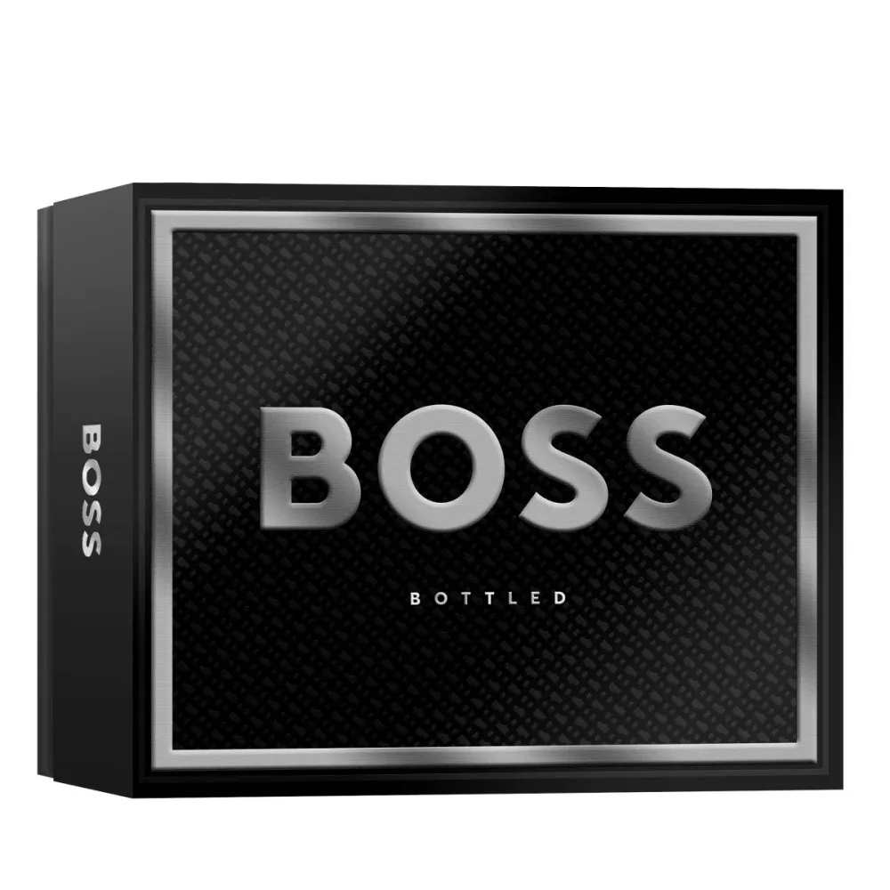 Boss Bottled cadeauverpakking voor mannen eau de toilette 100 ml + douchegel 100 ml + deospray 150 ml 100 ml + sprchový gel 100 ml + deosprej 150 ml