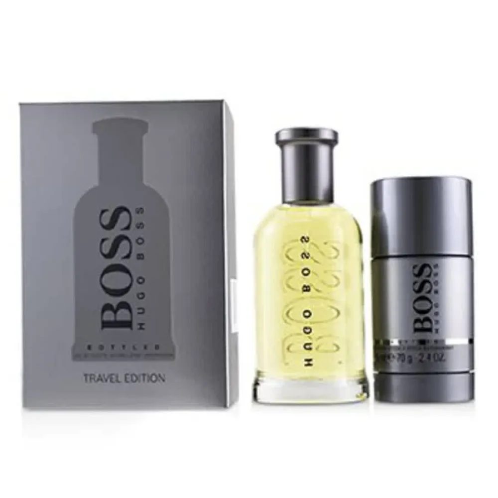Boss Bottled cadeauverpakking voor mannen eau de toilette 100 ml + douchegel 100 ml + deospray 150 ml 100 ml + sprchový gel 100 ml + deosprej 150 ml