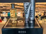 Boss Bottled cadeauverpakking voor mannen eau de toilette 100 ml + douchegel 100 ml + deospray 150 ml 100 ml + sprchový gel 100 ml + deosprej 150 ml