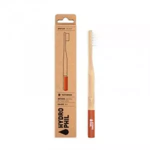 Hydrophil Bamboe tandenborstel (medium) - rood - 100% hernieuwbaar