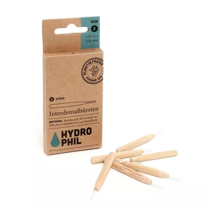 Hydrophil Bamboe interdentale tandenborstel (6 stuks) - 0,50 mm