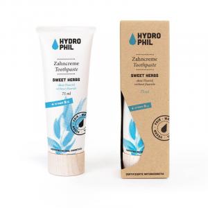 Hydrophil Eucalyptus tandpasta met vitamine B12 (75 ml) - co2 neutraal, in sparrenhouten tube