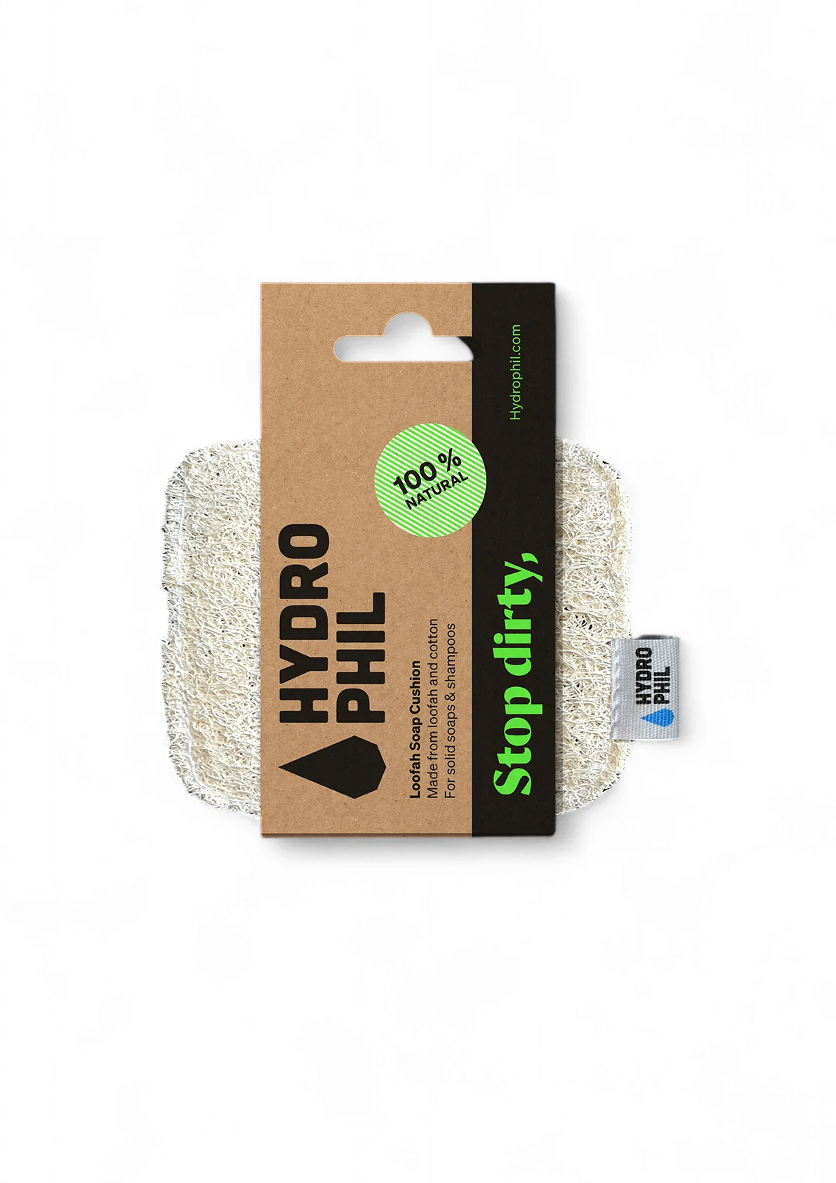 Hydrophil Loofah zeepmatje - absorbeert overtollig water