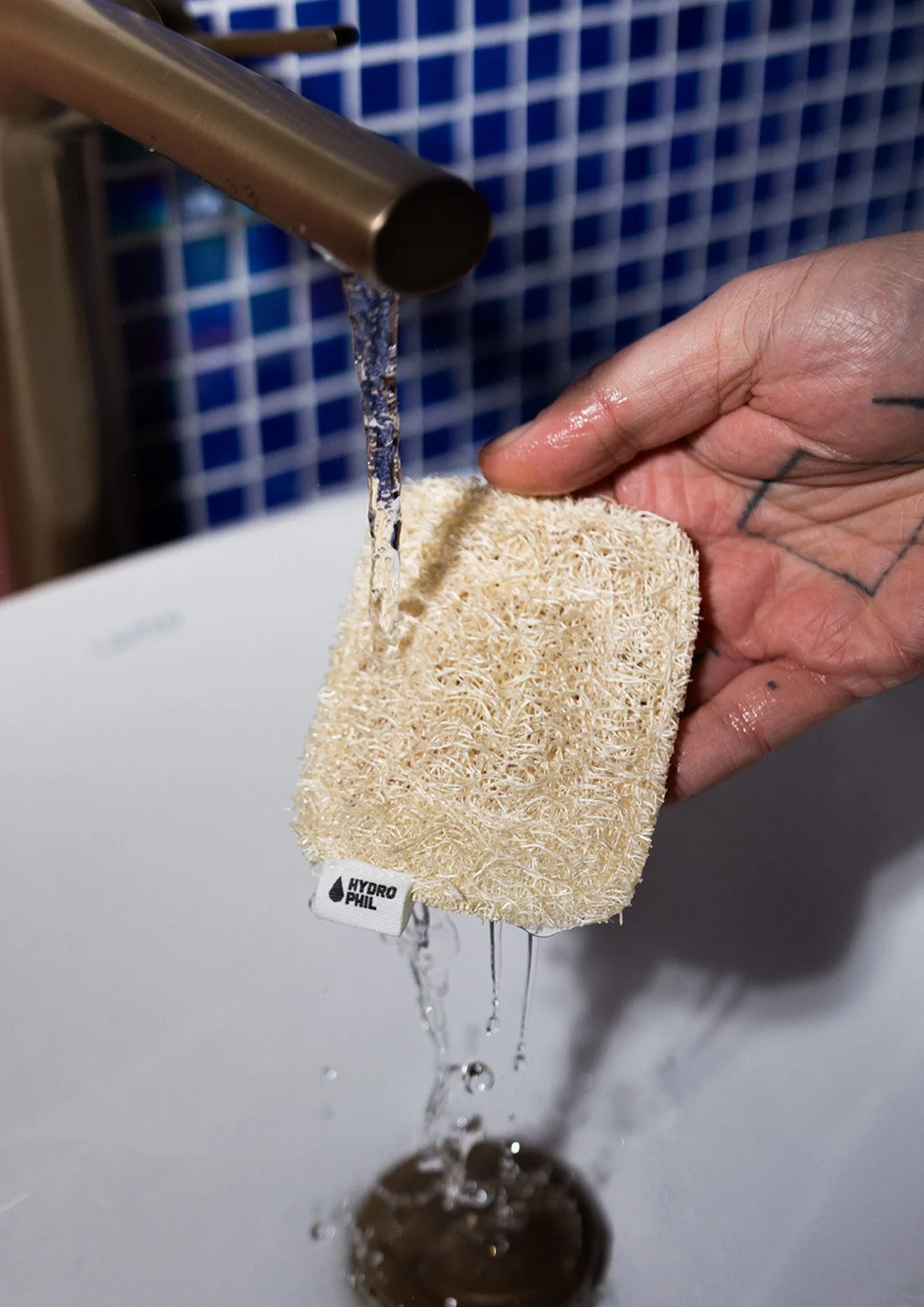 Hydrophil Loofah zeepmatje - absorbeert overtollig water