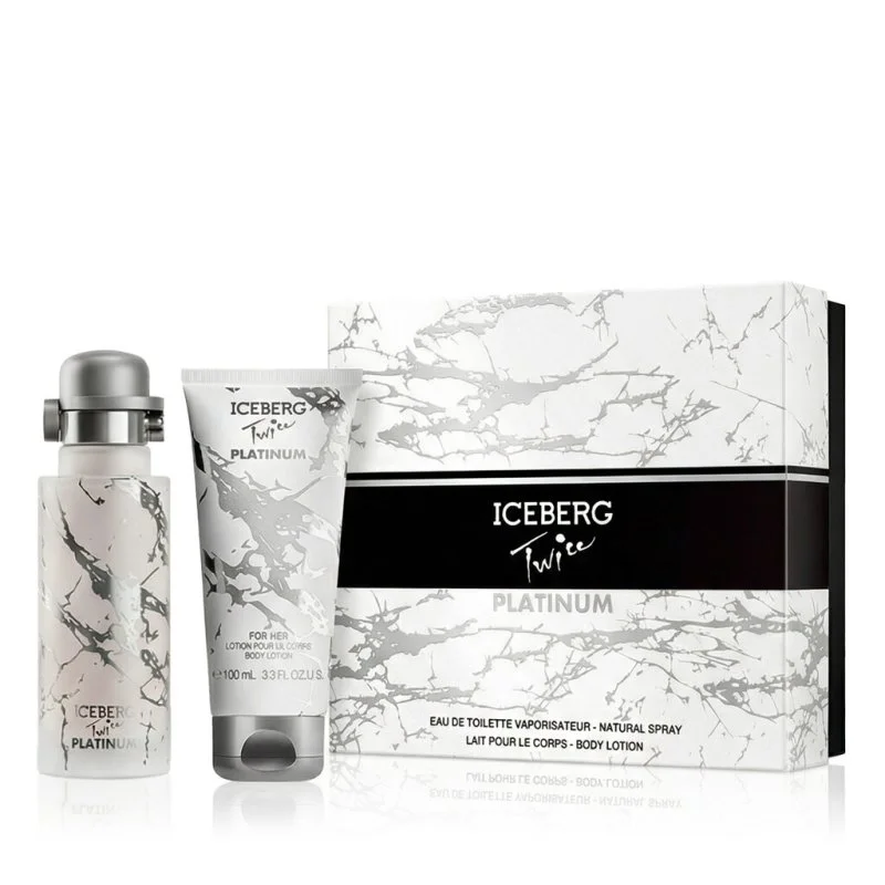 Iceberg Twice Platinum 125 ml + BL eau de toilette voor dames 100 ml