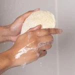 Incognito Luxueuze loofah met Javaanse citronellazeep - niet aantrekkelijk voor hinderlijke insecten