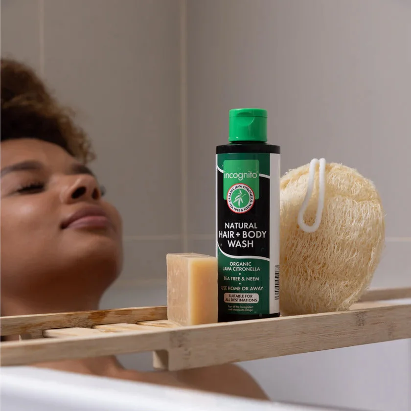 Incognito Beschermende shampoo voor haar en lichaam met Javaanse citronella (200 ml) 100 ml - niet geliefd bij hinderlijke insecten en luizen