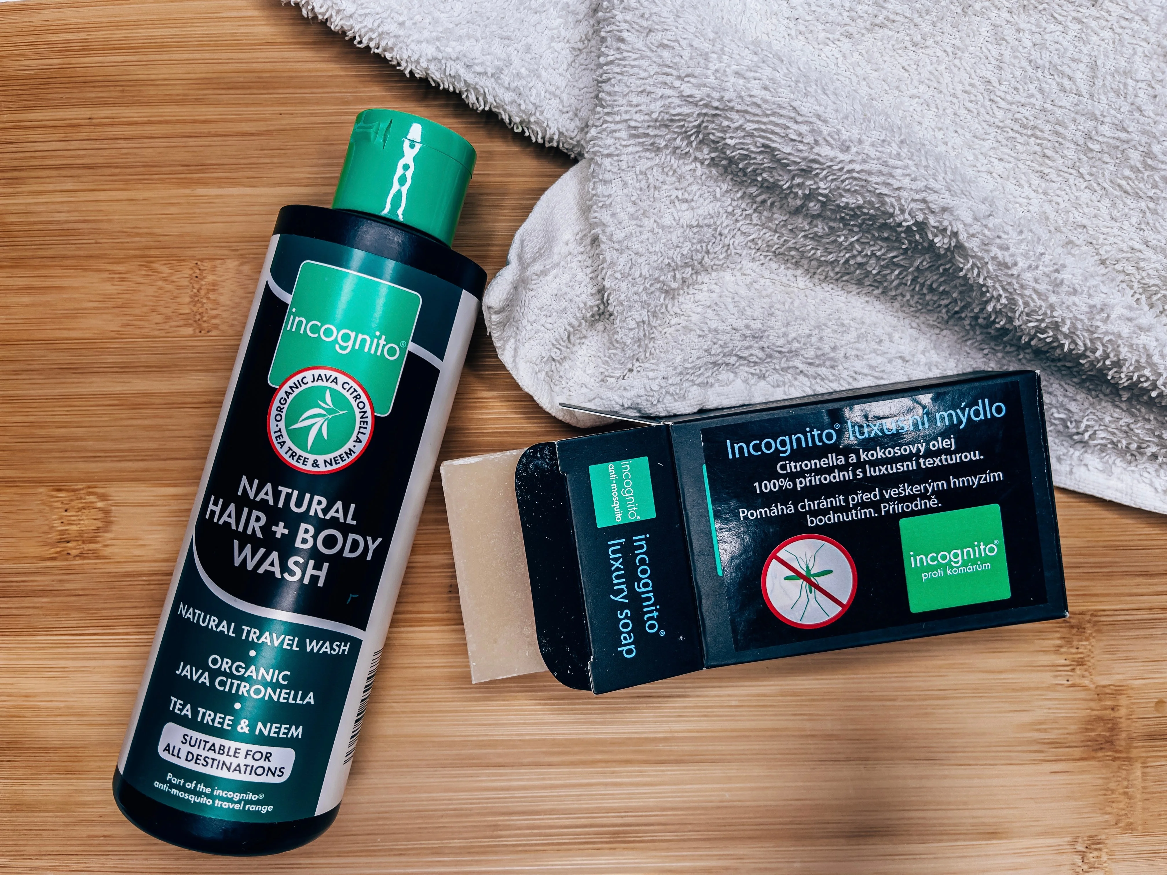 Incognito Beschermende shampoo voor haar en lichaam met Javaanse citronella (200 ml) 100 ml - niet geliefd bij hinderlijke insecten en luizen