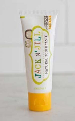 Kindertandpasta - banaan BIO (50 g) - fluoridevrij, met biologisch calendula-extract