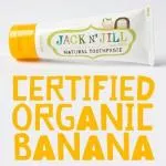 Jack n Jill Kindertandpasta - banaan BIO (50 g) - fluoridevrij, met biologisch calendula-extract