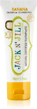 Jack n Jill Kindertandpasta - aardbei BIO (50 g) - fluoridevrij, met biologisch calendula-extract