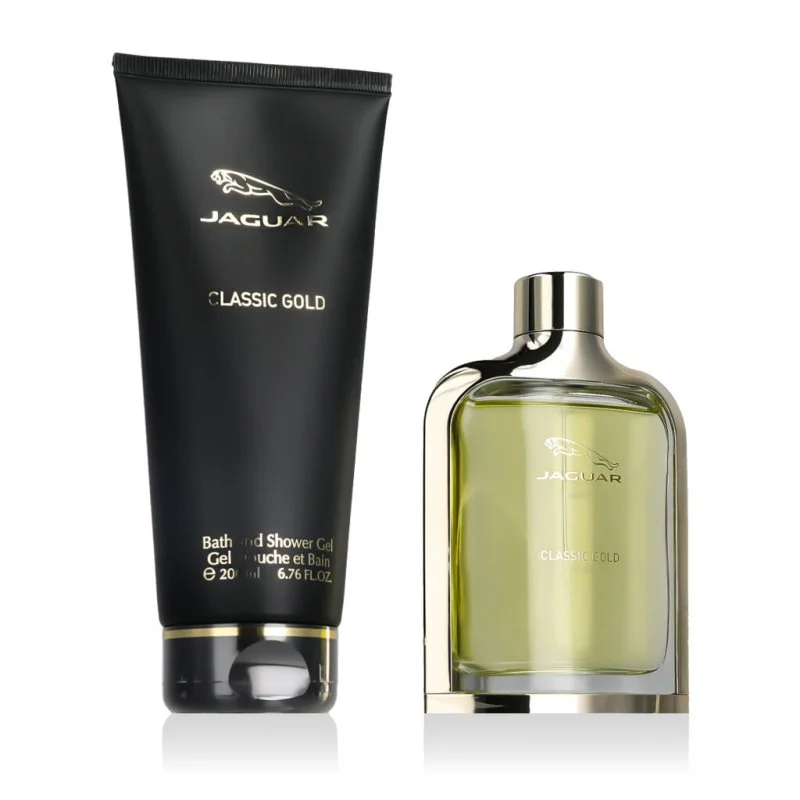 Jaguar Classic Gold 100 ml + SG eau de toilette voor heren 200 ml