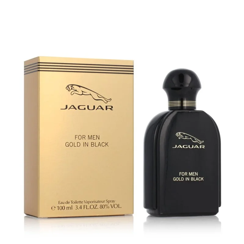 Jaguar For Men Gold in Black eau de toilette voor heren 100 ml