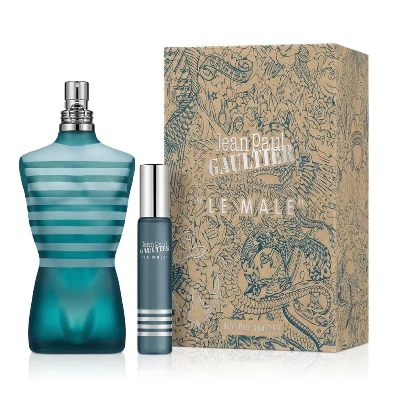 Le Male 125 ml + EDT Eau de Toilette voor heren 20 ml