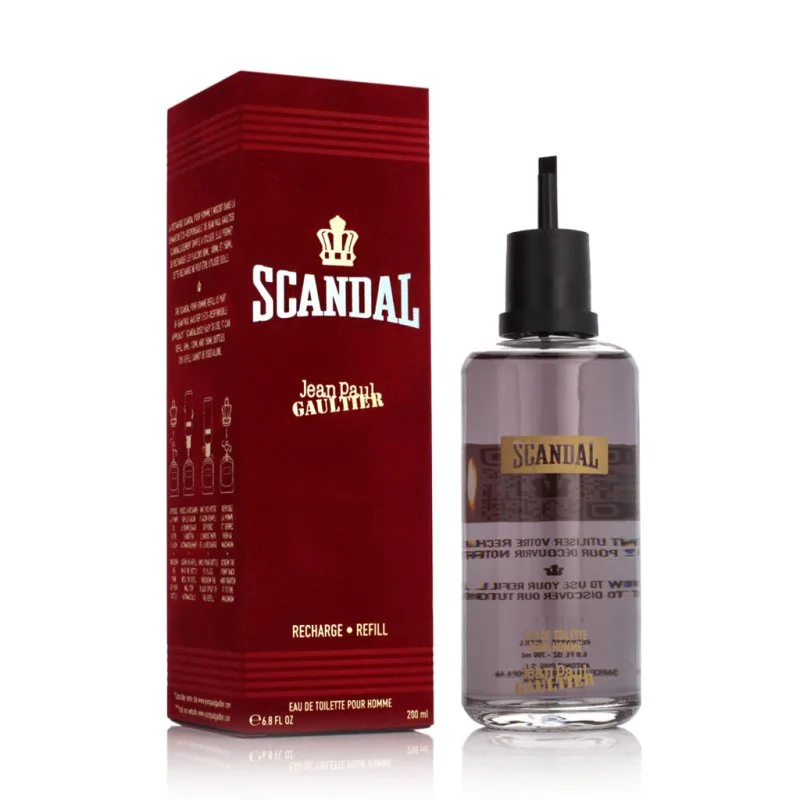 Scandal Pour Homme eau de toilette navulling voor heren 200 ml