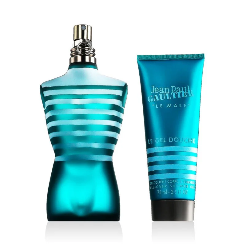 Le Male 125 ml + SG eau de toilette voor heren 75 ml