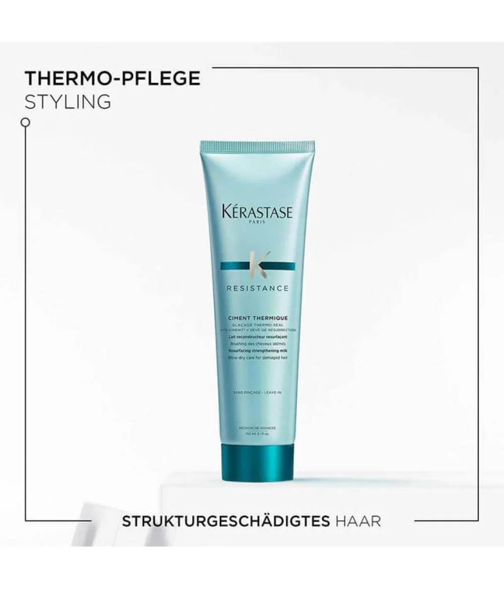 Resistance Ciment Thermique melk voor verzwakt haar thermoactieve herstellende verzorging 150 ml