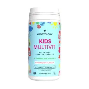Vegetology Kids Multivit - Multivitaminen en mineralen voor kinderen, 60 tabletten