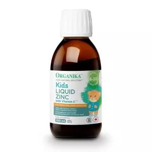 Organika Kids Vloeibare Zink met Vitamine C voor kinderen, 100 ml