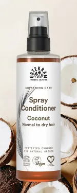 Urtekram Conditioner spray kokosnoot 250ml BIO, VEG