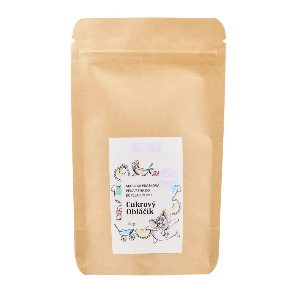 Kvitok Magisch Badschuim Poeder - Suikervlok 60 ml